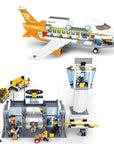 Aviation International Airport Building Brick Kit (678 Pcs)