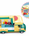 Winter Camping Trailer Building Brick Kit (314 pcs)