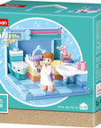 Mini-Handicraft Home Building Brick, 6-in-1 Display Box