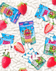 Daisy's Strawberry Field (55 Pc) Sugar Free Strawberry Gum
