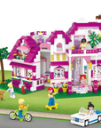 Girls Dream Seaside Villa Building Brick Kit (726 Pcs)