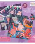 4 In 1 Magnetic Puzzle Book: Fairytale
