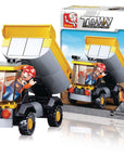 4-in-1 Construction Display Set, Building Bricks