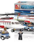 Aviation Personal Helicopter Building Brick Kit (259 Pcs)
