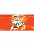 7UP Tropical Caffeine Free Soda Cans, 12 fl oz