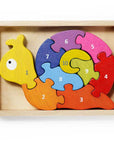 NUMBER SNAIL LEARNING PUZZLE