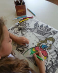 Table Top Colouring Mat, Princess