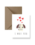 I Wuf You Greeting Card