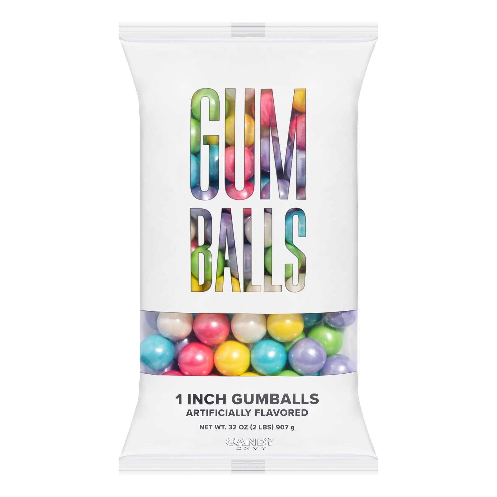 Shimmer Spring Pastel 1 inch Round Gumballs [2 LB Bag]