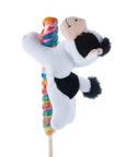 8" (17cm) Lollyplush Cow  w/ 14" Rainbow Lollipop