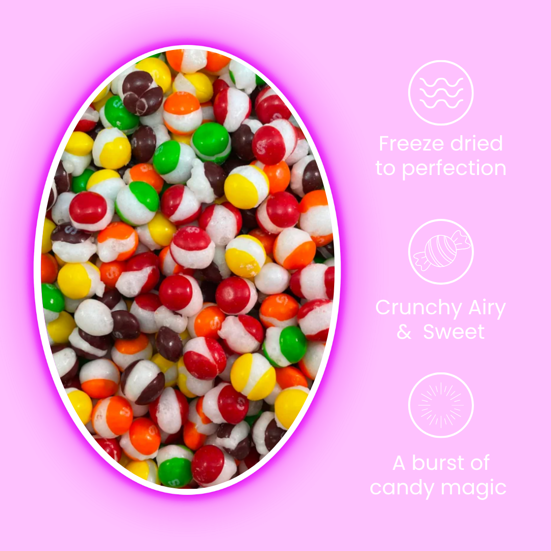 Freeze Dried Rainbow Candies