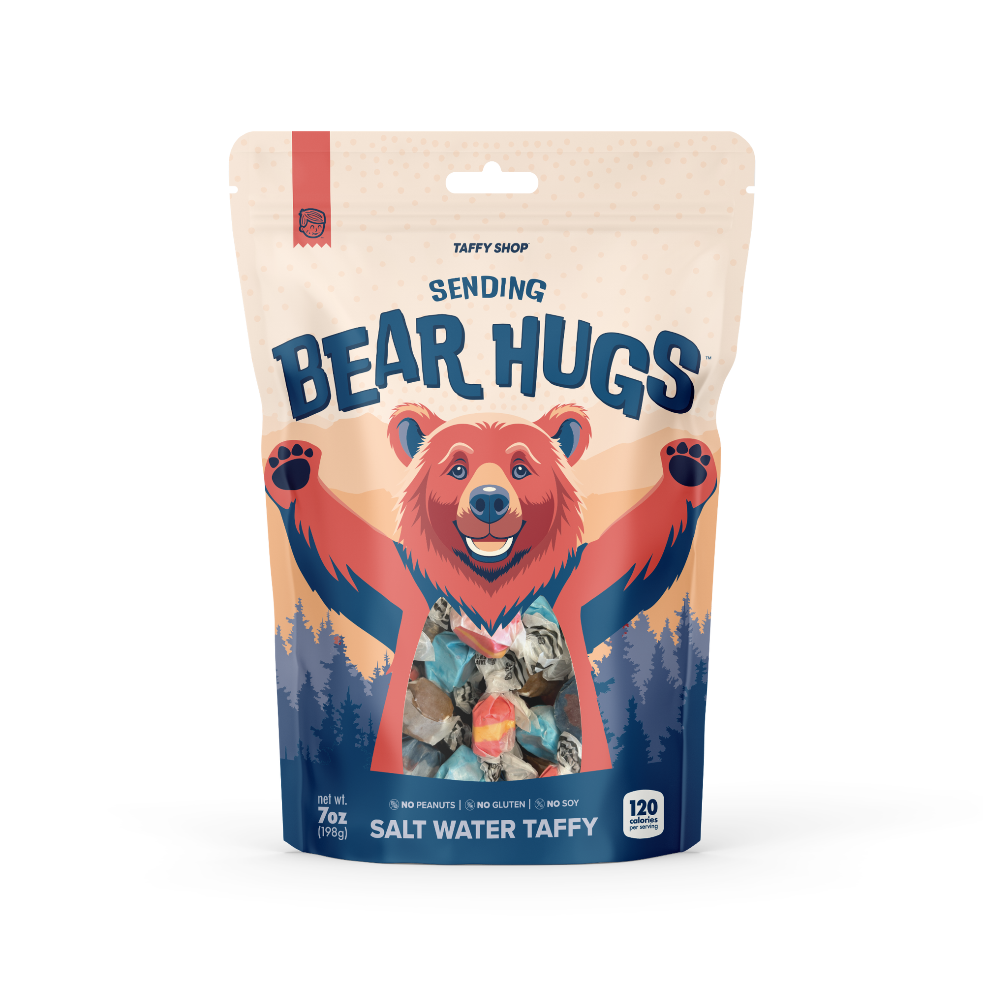 Sending Bear Hugs™ Taffy Bag [7oz]