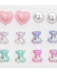 BEARY SWEET STICK ON EARRINGS