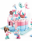 Food Court Candy House Building Brick Kit (324 Pcs)