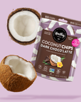 Dark Choco'Latte Coconut Chips 100g