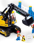 Construction Traxcavator Building Brick Kit (614 Pcs)
