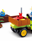 Harvest Farm Tractor Building Brick Kit (80 pcs)