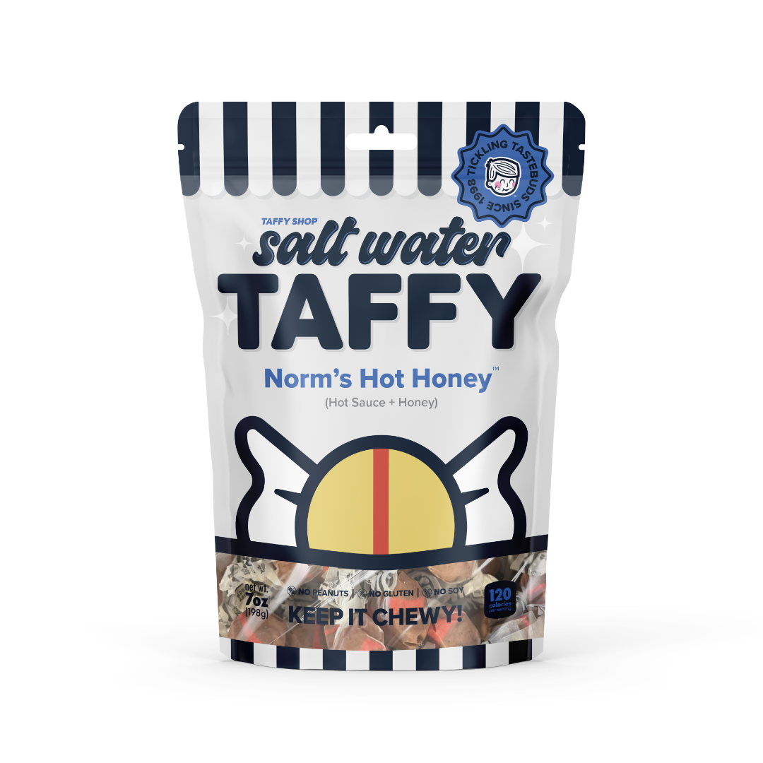 Norm's Hot Honey™ Taffy (Hot Sauce + Honey): Personal (7oz)