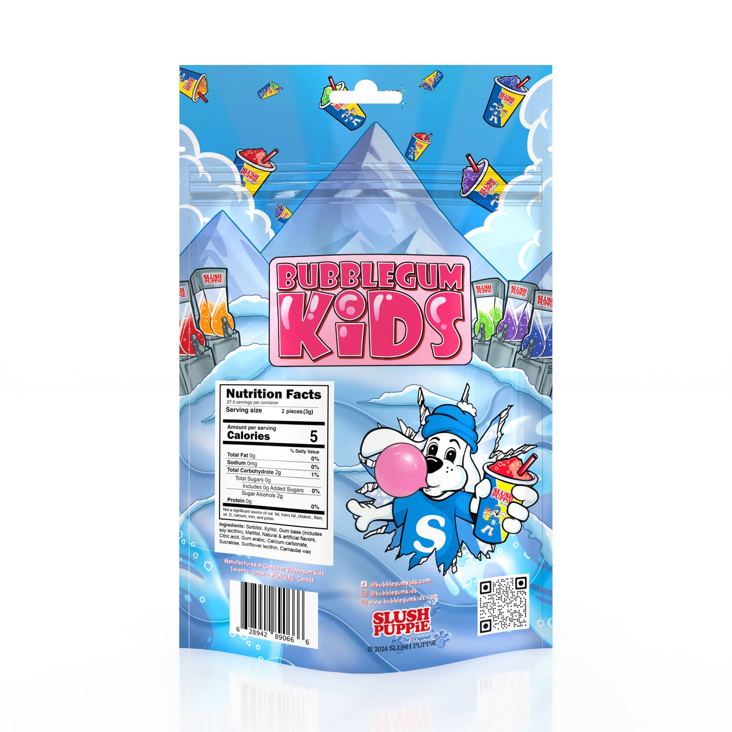 Slush Puppie Original 55 Pc Sugar-Free Gum