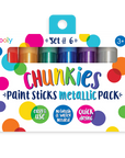 Chunkies Paint Sticks Metallic - Set of 6