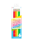 jumbo brights neon colored pencils - set of 6