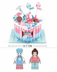 Food Court Candy House Building Brick Kit (324 Pcs)