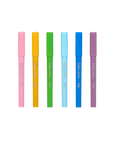 silver linings outline markers - set of 6