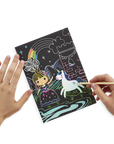 princess garden scratch and scribble scratch art kit