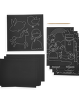 princess garden scratch and scribble scratch art kit
