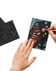 friendly fish scratch and scribble mini scratch art kit