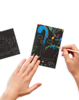 dinosaur days scratch and scribble mini scratch art kit