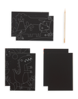 dinosaur days scratch and scribble mini scratch art kit