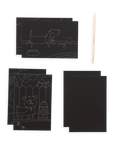 playful pups scratch and scribble mini scratch art kit