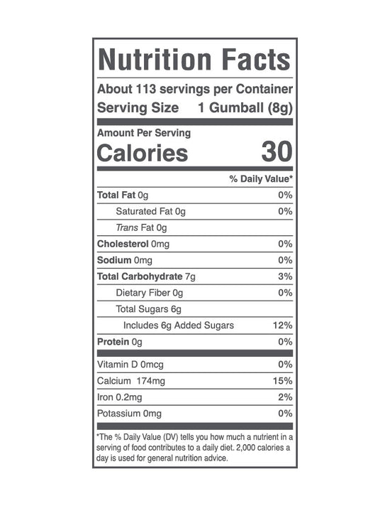 Shimmer Gold 1 inch Round Gumballs [2 LB Bag]