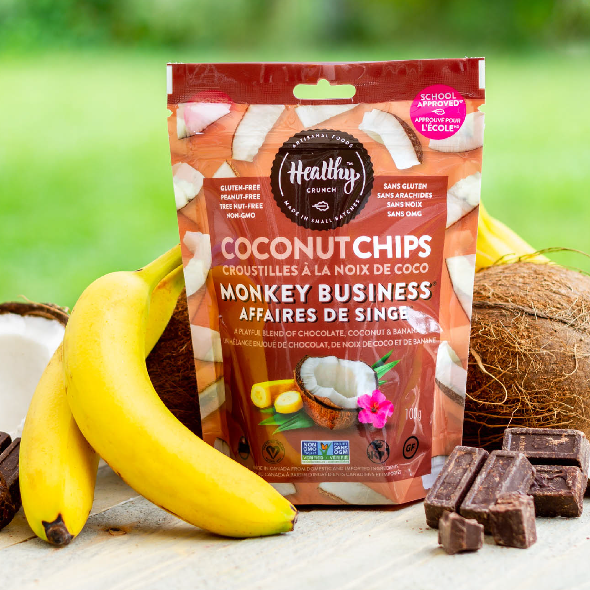 Monkey Business Coconut Chips 100g