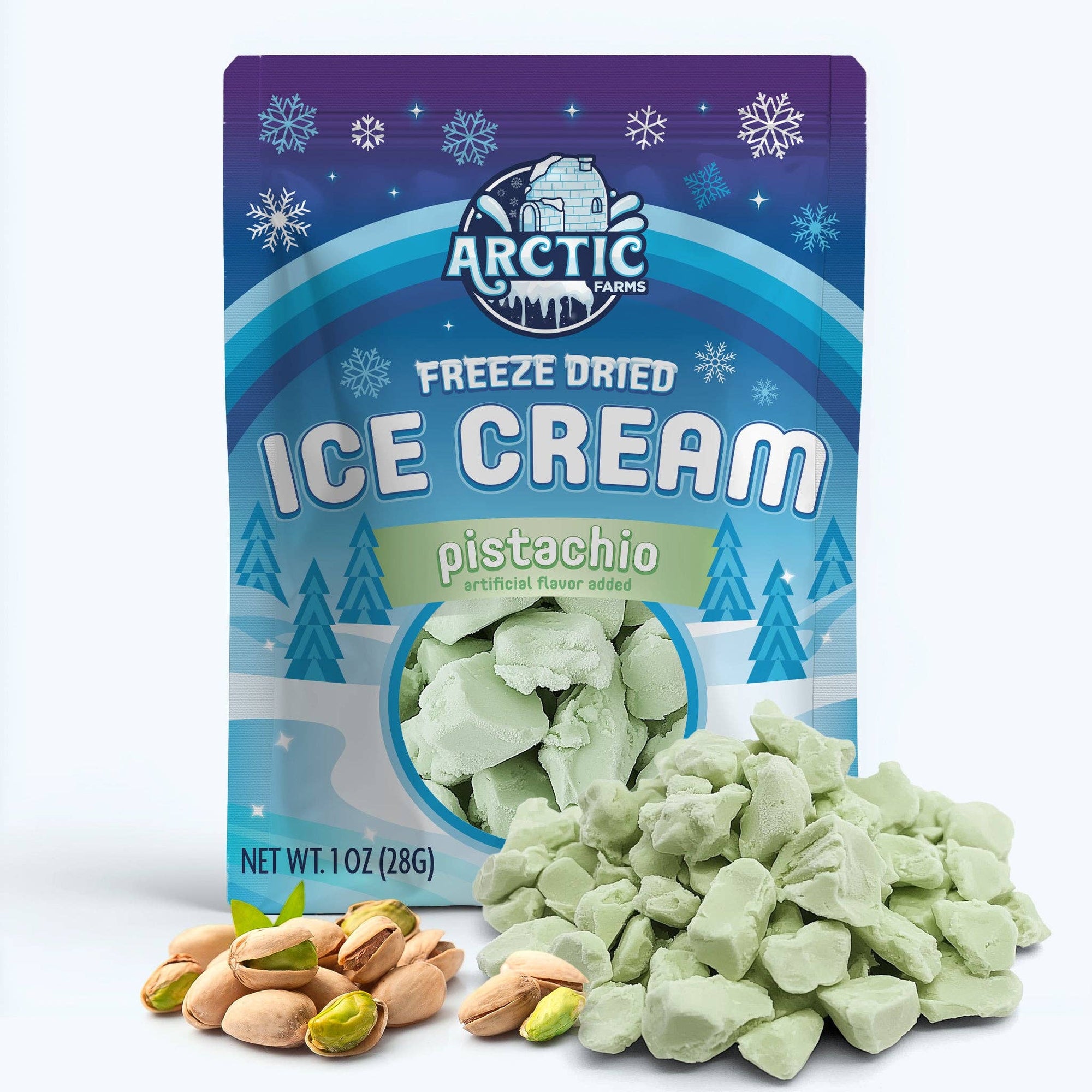 Freeze Dried Ice Cream That Does Not Melt (Bits) (1oz): Key Lime