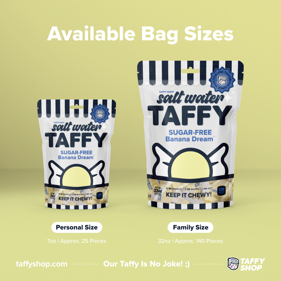 SUGAR-FREE Banana Dream™ Taffy 7oz