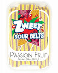 Sour Passion Fruit Belts | Zweet | 10 oz