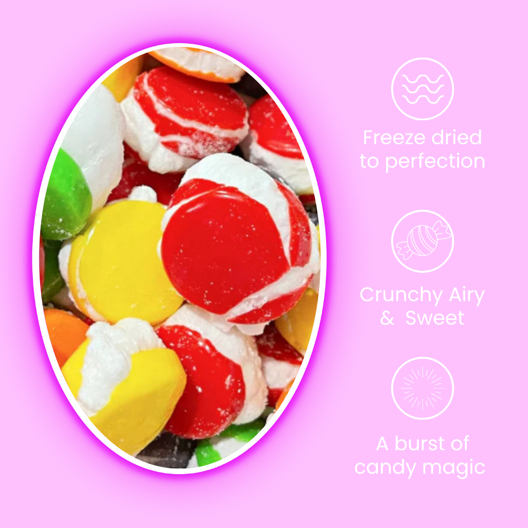 Freeze Dried Rainbow Disks