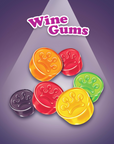 Maynards Wine Gums, Rolls 44g