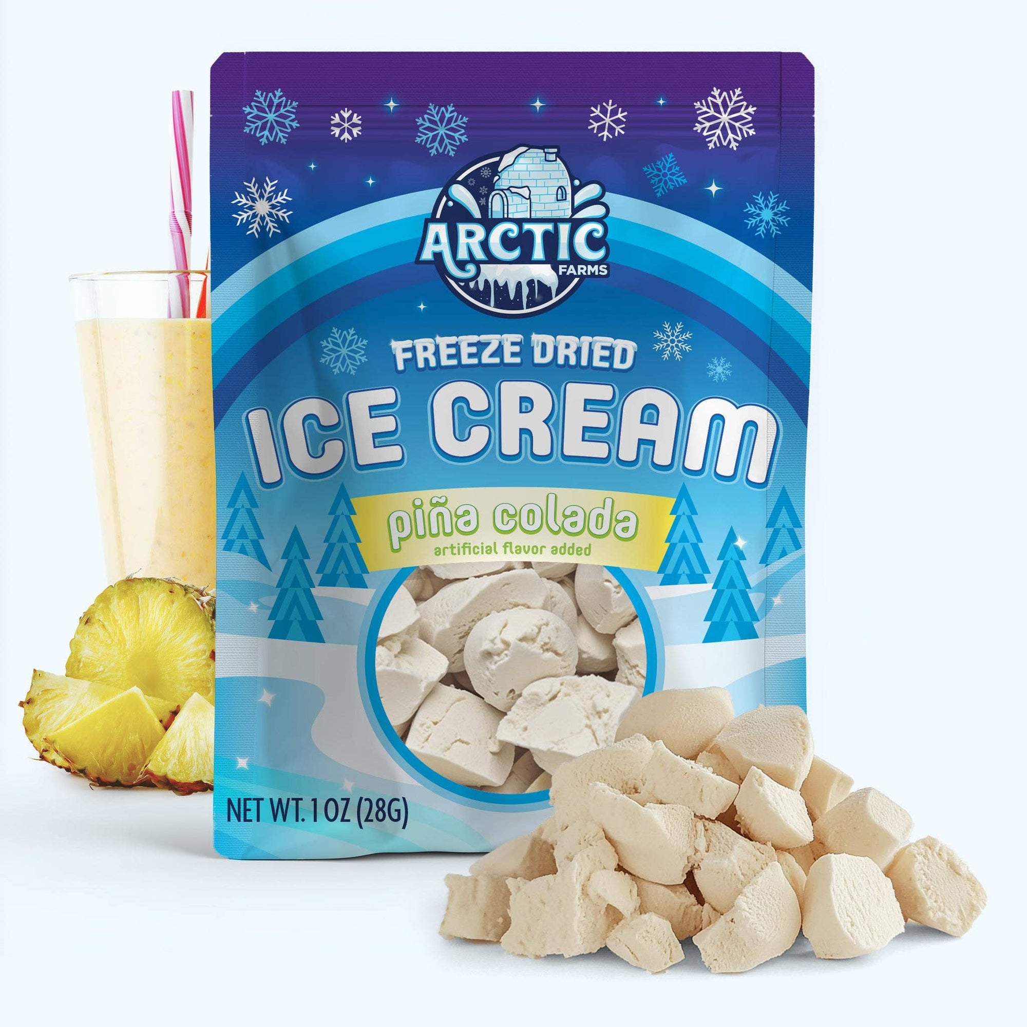 Freeze Dried Ice Cream That Does Not Melt (Bits) (1oz): Cotton Candy (Mix)