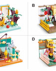 Mini Handicrafts Pets Building Brick Display Set