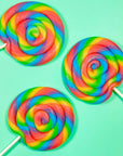 Handmade Whirl Lollipop: Cotton Candy