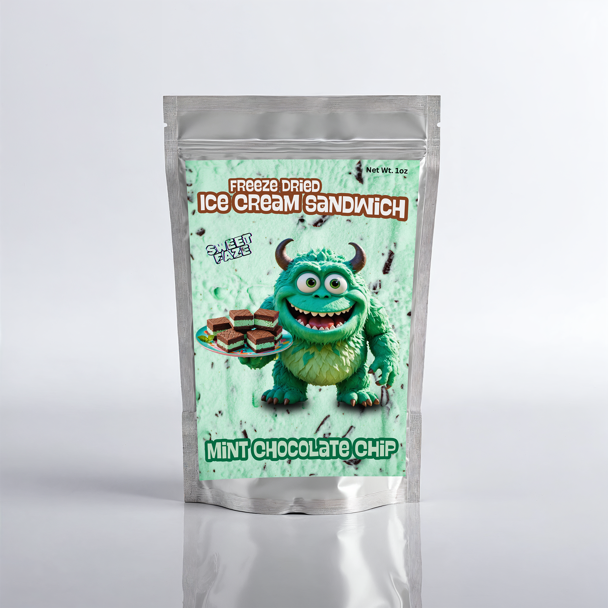 Freeze Dried Ice Cream Sandwich | Mint Chip