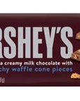 Hershey's Milk Choc Crunchy Waffle Cone Pieces, 1.4oz [1 Bar]