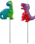Glitter Swirl Dinosaur Hard Candy Lollipop 1oz