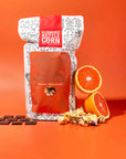 Blood Orange & Dark Chocolate Popcorn