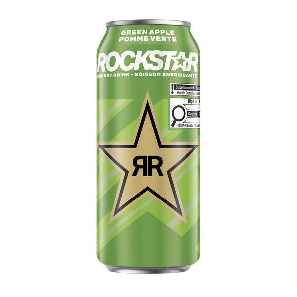Rockstar Revolt Green Apple 473ml Can