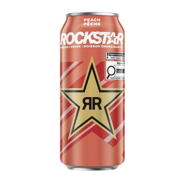 Rockstar Peach 473ml Can