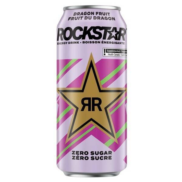Rockstar Zero Sugar Dragon Fruit 473ml Can